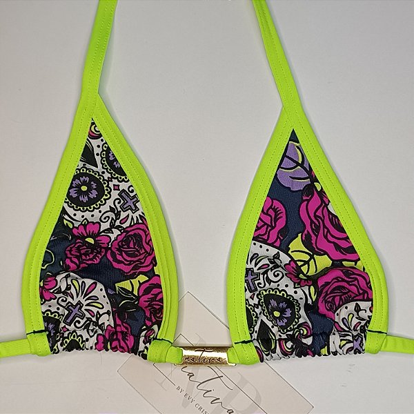 Top Extreme - Caveira Mexicana + Amarelo Neon