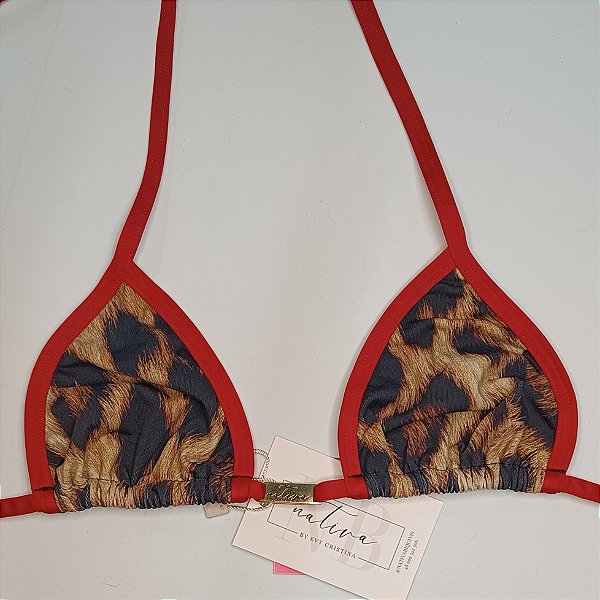 Top Micro - Leopardo 2 + Vermelho Liso