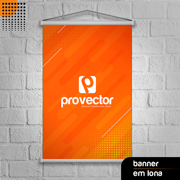 Banner Impresso em Lona - Envie seu Logo