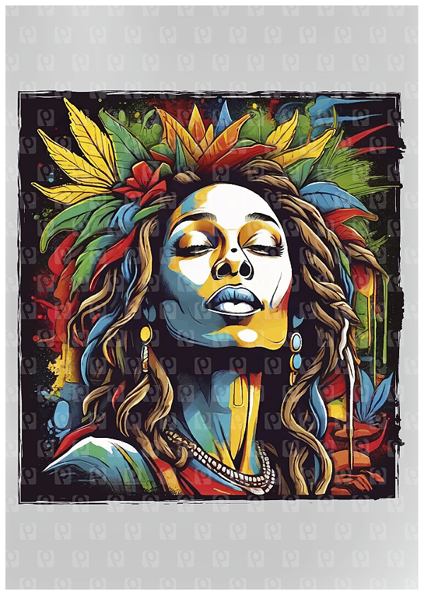 Estampas Prontas DTF - Reggae