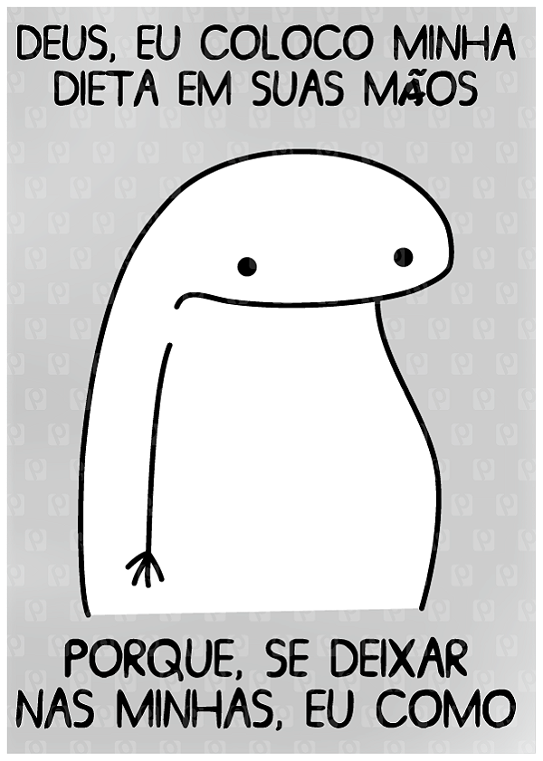 Estampas Prontas DTF - Flork Dieta