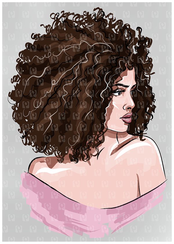 Estampas Prontas DTF - Afro Hair