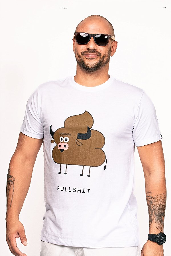 Camiseta Bullshit - branca