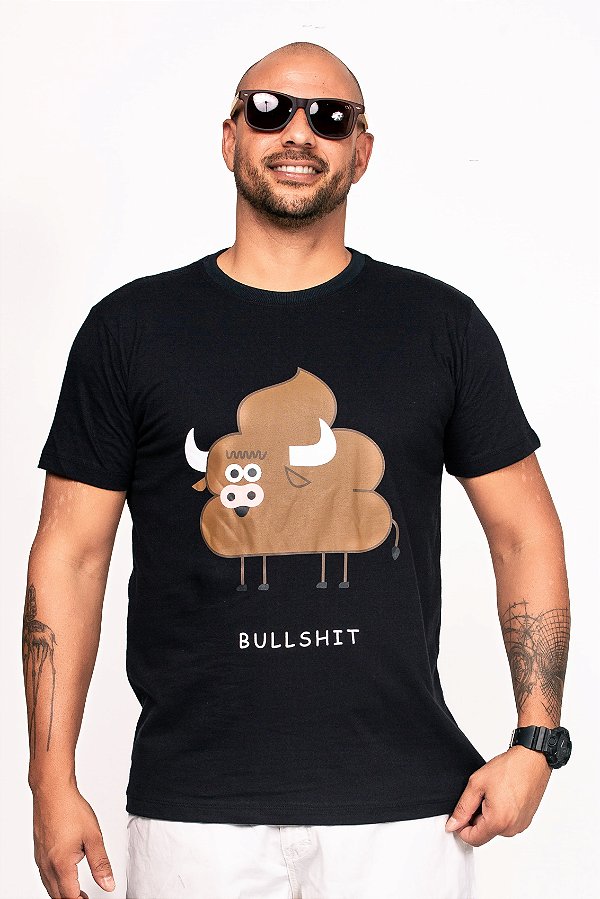 Camiseta Bullshit - preta