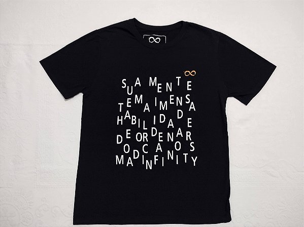 Camiseta Caos - preta