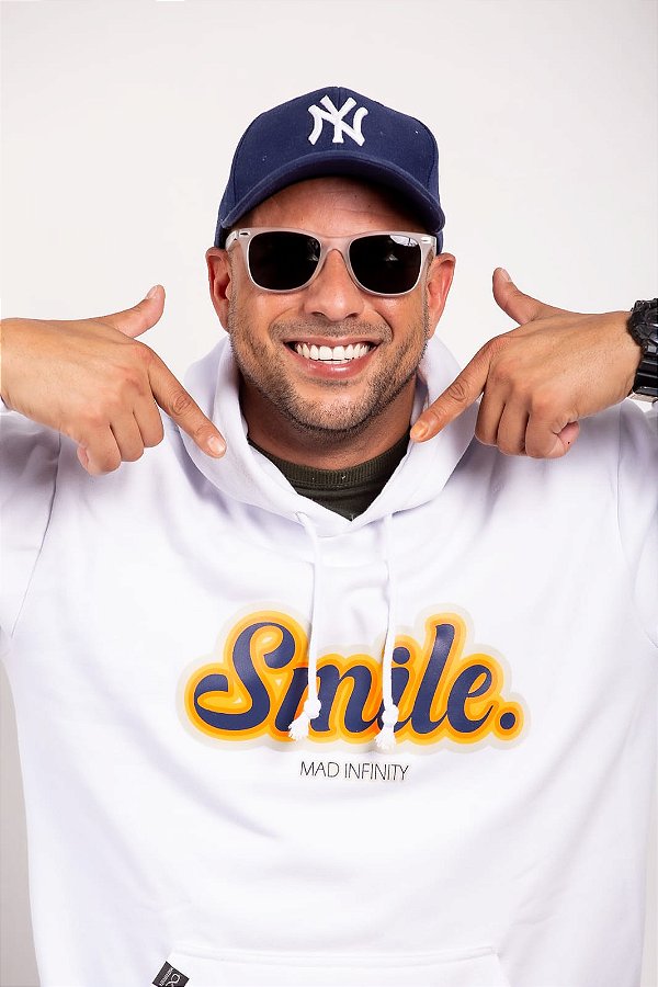 MOLETOM SMILE BRANCO
