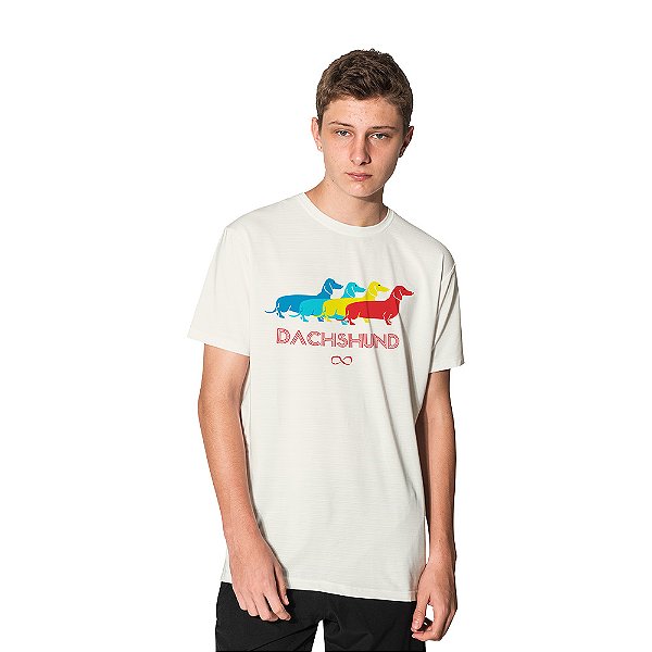 Camiseta Dachshund - Natural