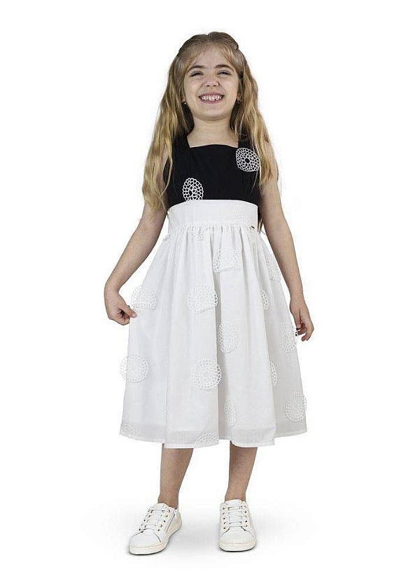 Vestido Margarida P & B Kids