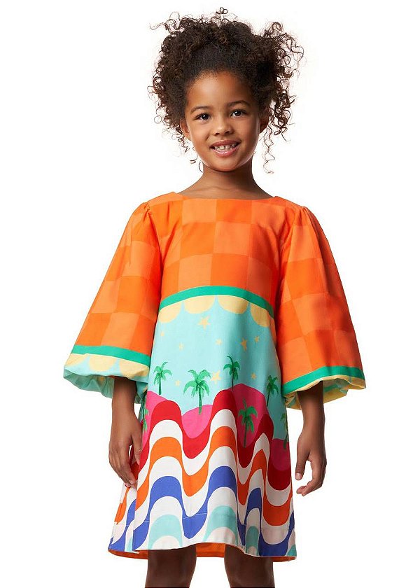 Vestido Curto Copacabana Kids