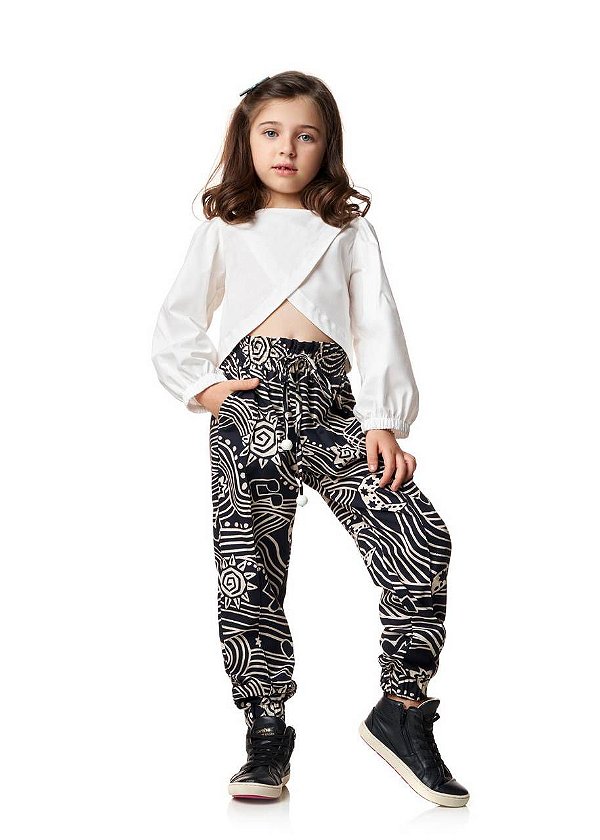Conjunto Calça E Top Luar Do Sertão Kids