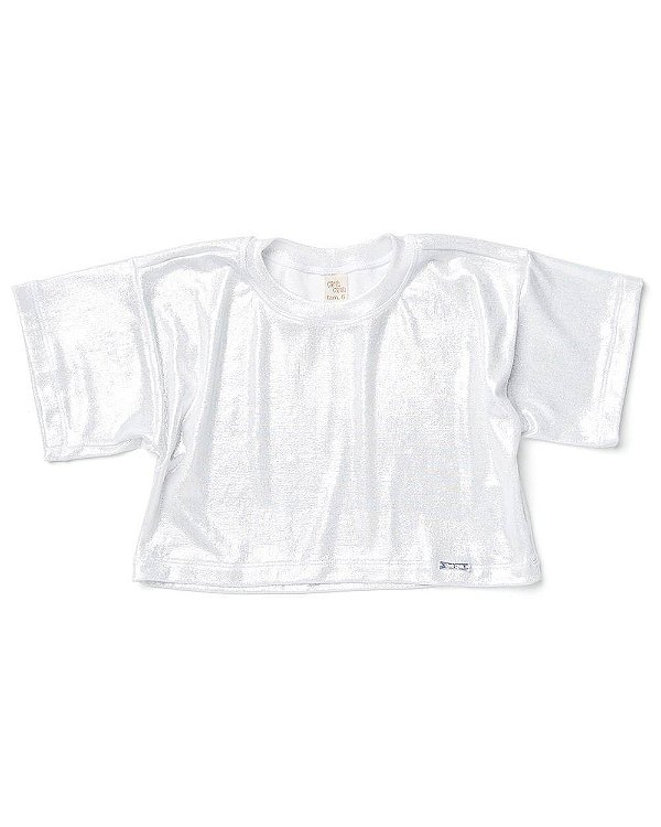 Cropped Mangas Deslocadas Star Glow Kids