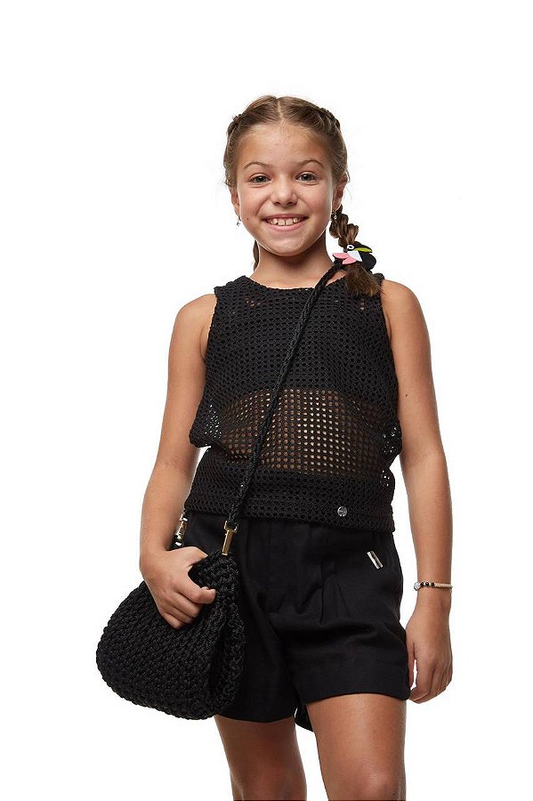 Shorts Alfaiataria Teen