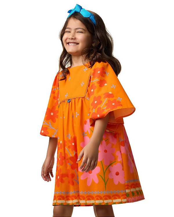 Vestido Curto Margaridas