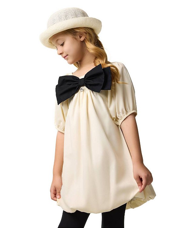 Vestido Bubble Amarelo Manteiga