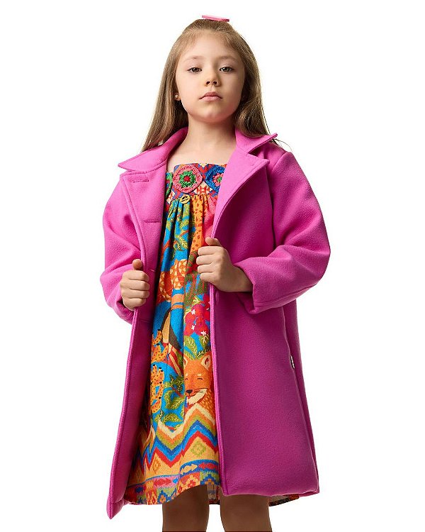 Casaco Lã Color Teen