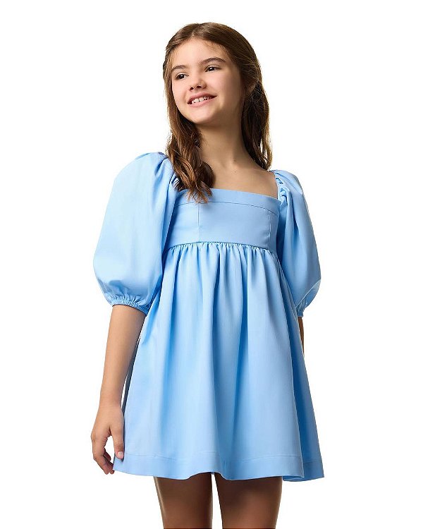 Minivestido Boneca Azul