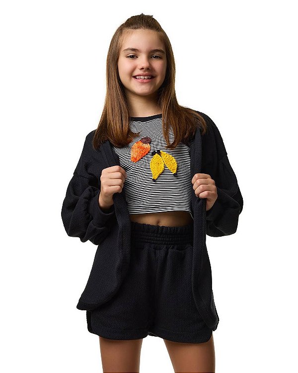 Cardigan Malha Trico Kids