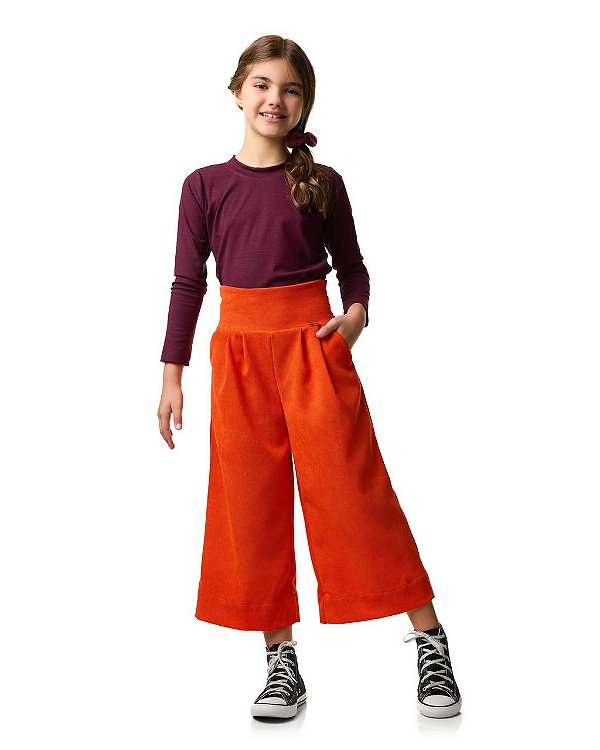 Pantacourt Cotelê Mexirica Teen