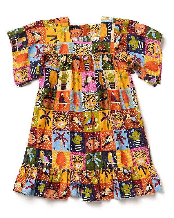 Vestido Bebê Tropicália