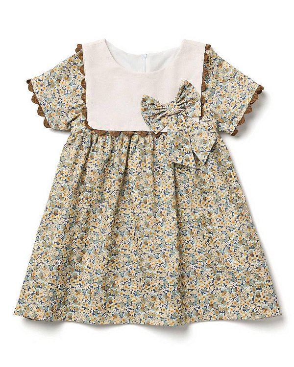 Vestido Bebê Marinheirinha Liberty