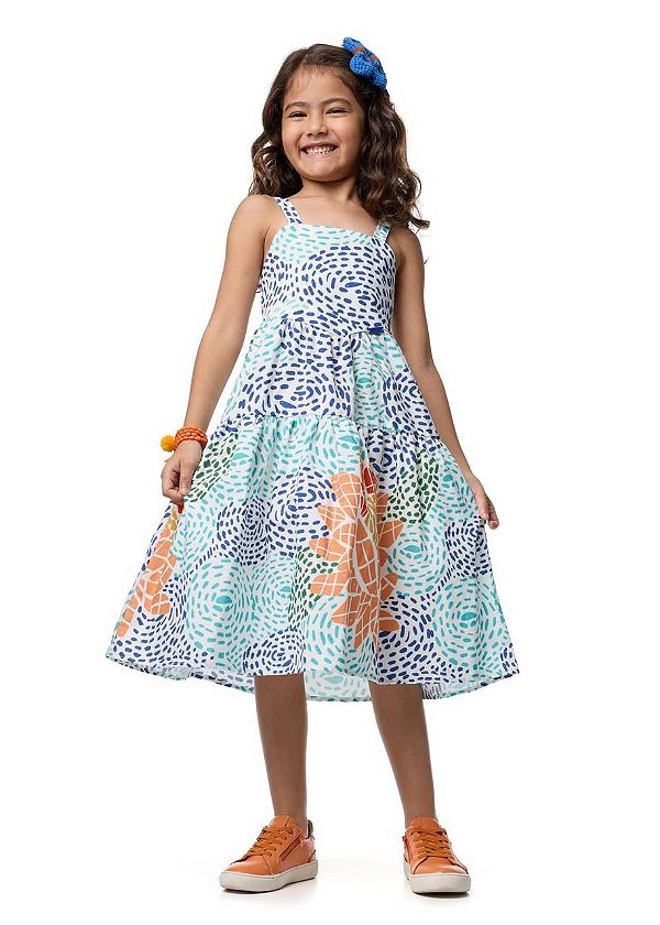Vestido Midi Vitória Regia Kids