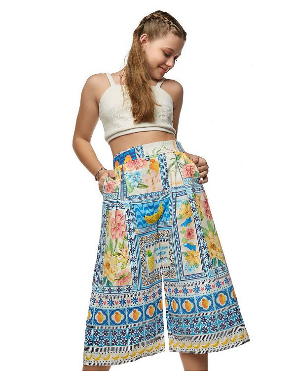 Maxi Pantacourt Rio Com Top Tricô