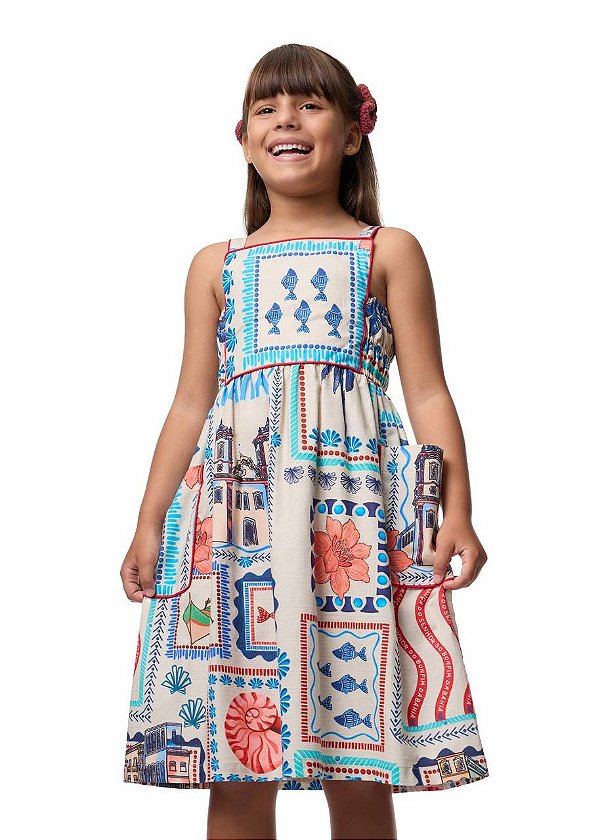Vestido Com Vivos Bahia