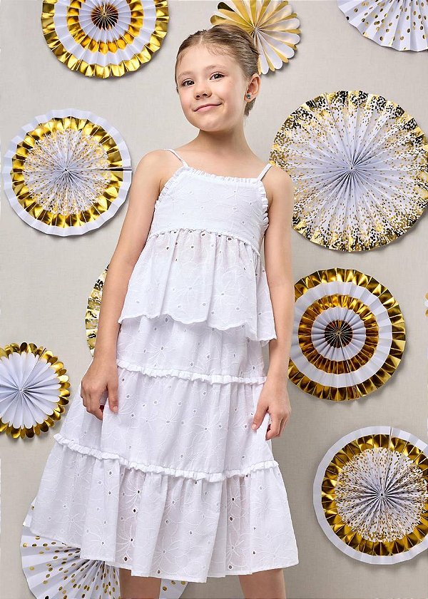 Conjunto Top E Saia Margaridas