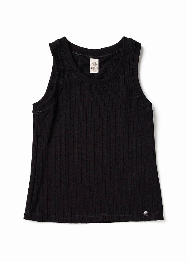 Regata Canelada Malha Tricô Kids