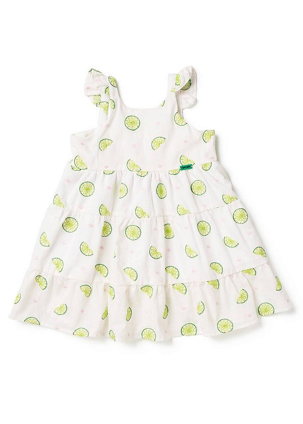 Vestido Limão Bordado