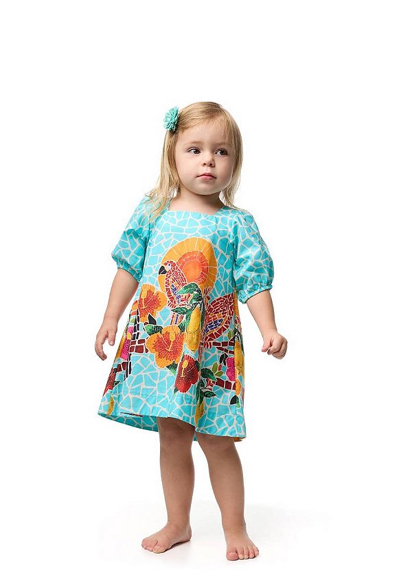 Vestido Mosaico Tropical
