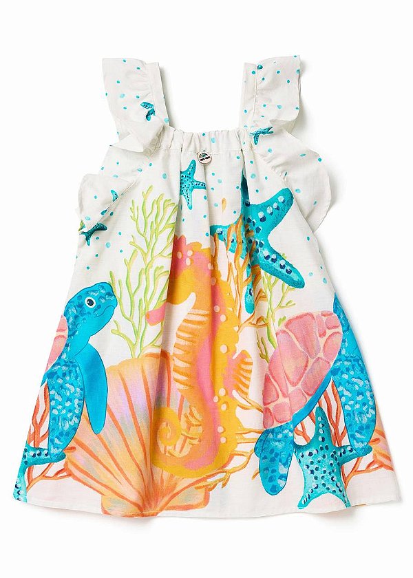 Vestido Bichos Do Mar