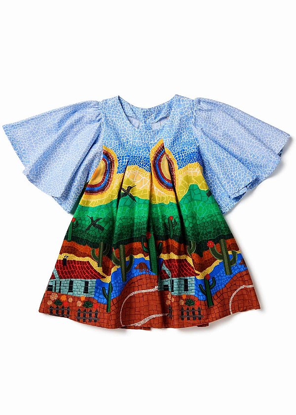 Vestido Mosaico Sertão