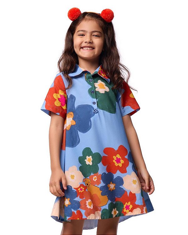 Vestido Em A Giz De Cera Kids