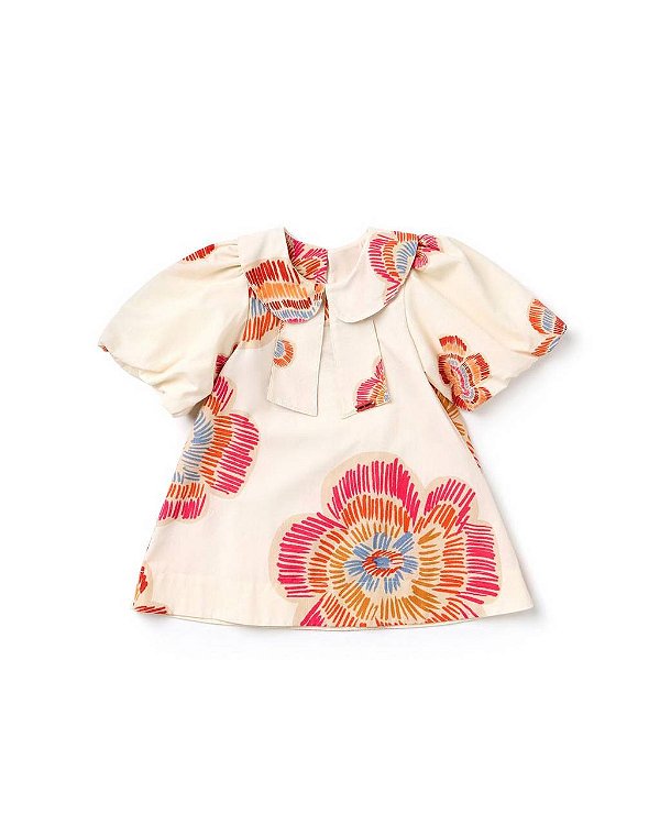 Vestido Floral Canetinhas