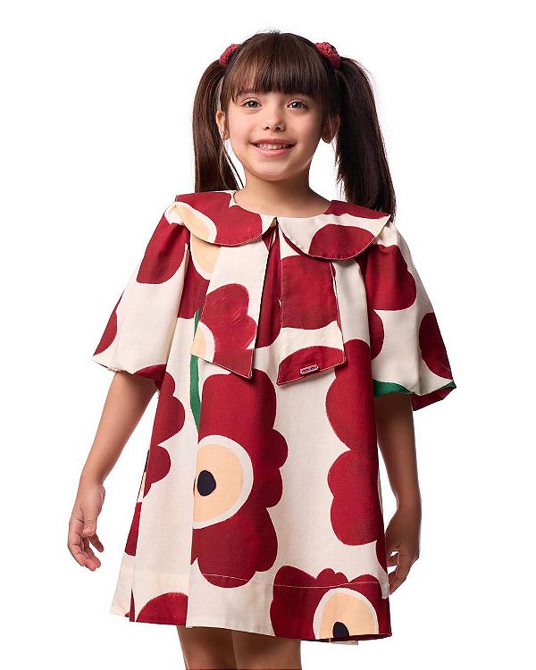 Vestido Maxi Flor Vermelho