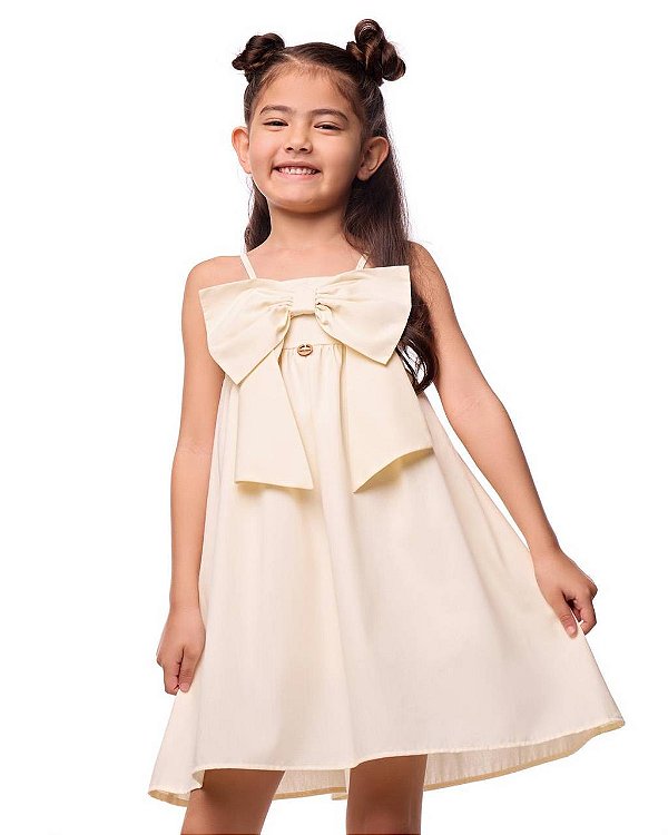 Vestido Alças Maxi Laço