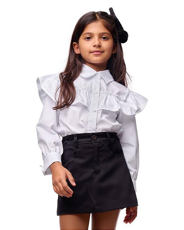 Camisa Tricoline Boho Teen