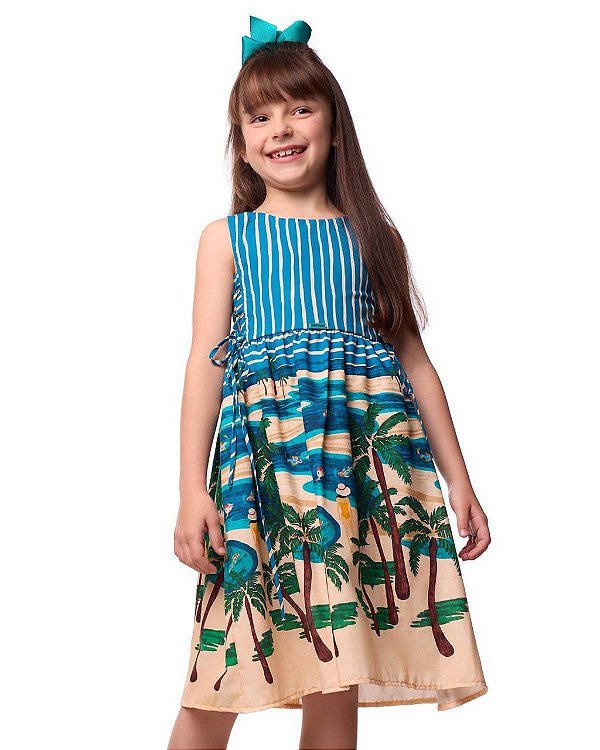 Vestido Amarração Lençois Maranhenses