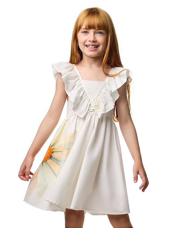 Vestido Alças Esperança Kids