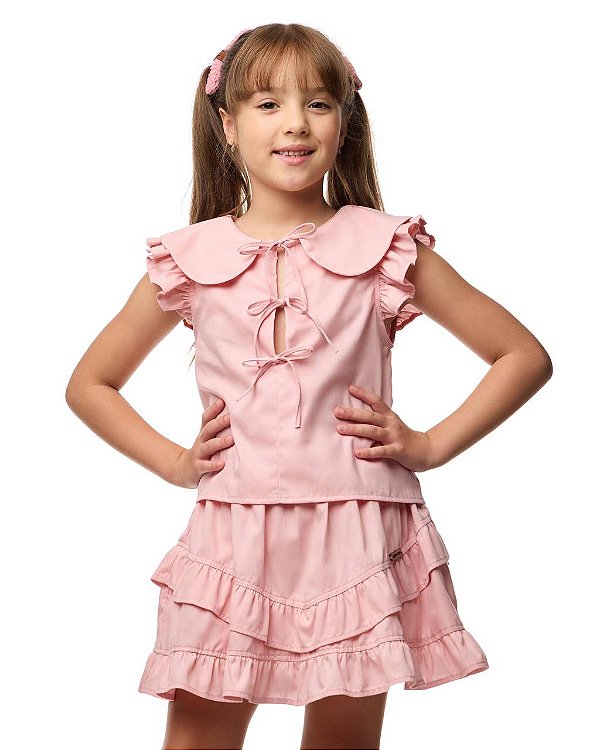Conjunto Algodão Doce Teen