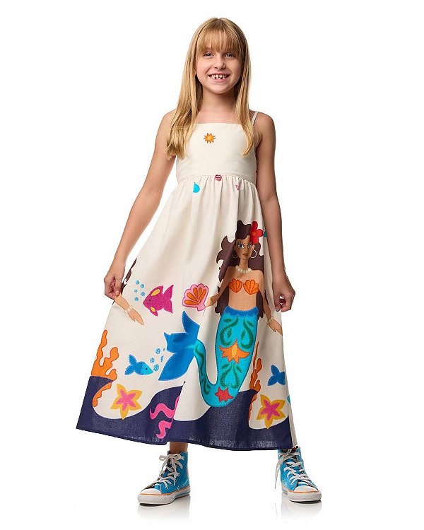 Vestido Longo Rainha Do Mar