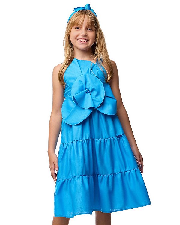 Vestido Flor Kids