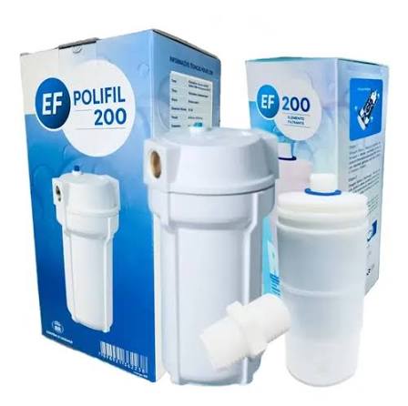 Filtro Ef Polifil 200 Branco de Água Portátil