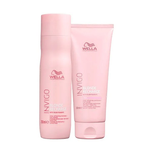 Wella Professionals Invigo Blonde Recharge Shampoo e Condicionador