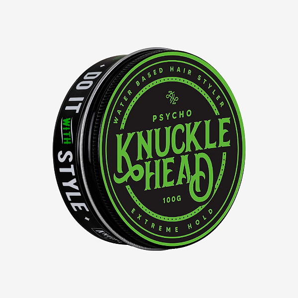 Knucklehead Pomada Psycho 100g - Efeito brilho e Alta Fixação