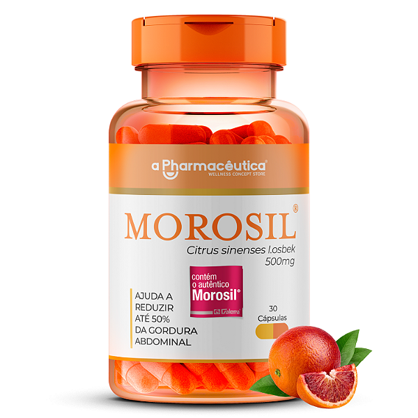 Morosil 500mg 30 Cápsulas Com Selo de Autenticidade - Atua na Diminuição da Gordura