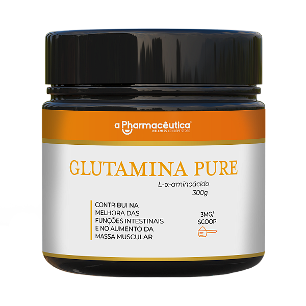 Glutamina Pura 300g: Ajuda na Recuperação Muscular e no Sistema Imunológico