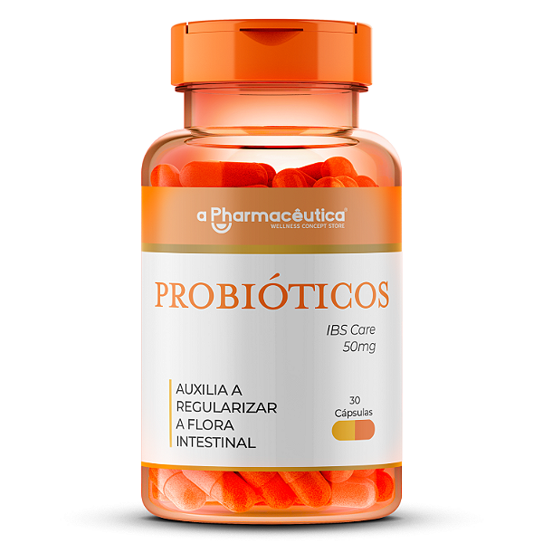 IBS Care 8 50mg 60 Cápsulas - Probióticos Para o Funcionamento Intestinal