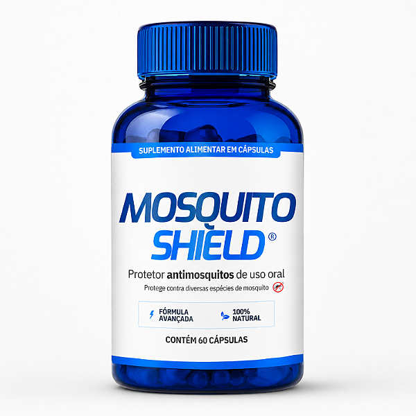 Mosquito Shield 60 cápsulas - Repelente de Uso Interno